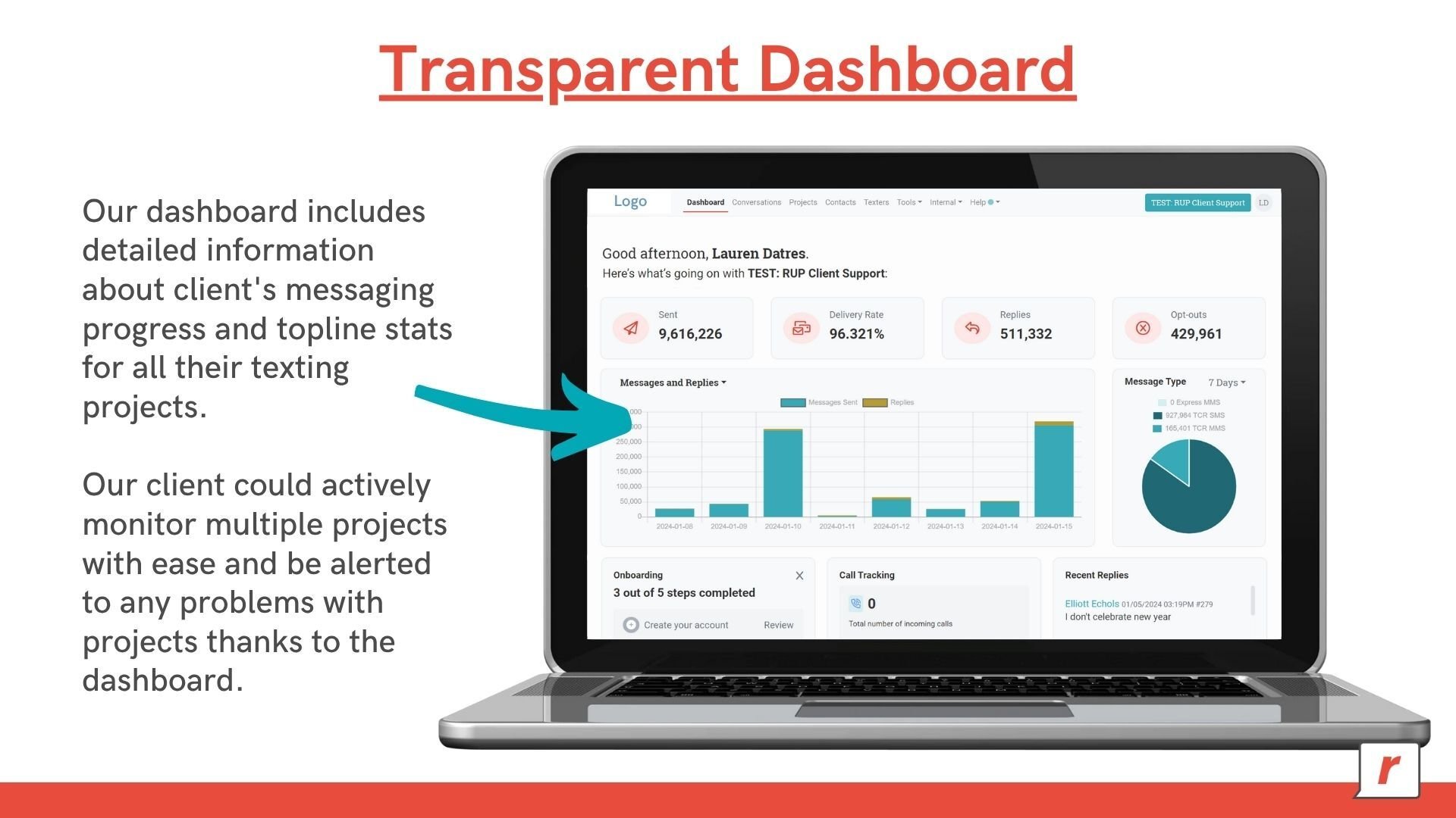 Transparent Dashboard - RumbleUp