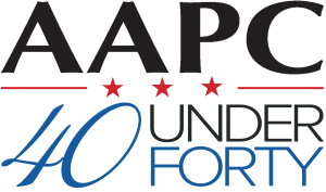 AAPC 40 under Forty Logo