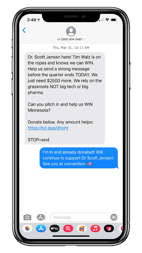 Nativ3 + Dr. Scott Jensen Pre-State Convention Fundraising Text