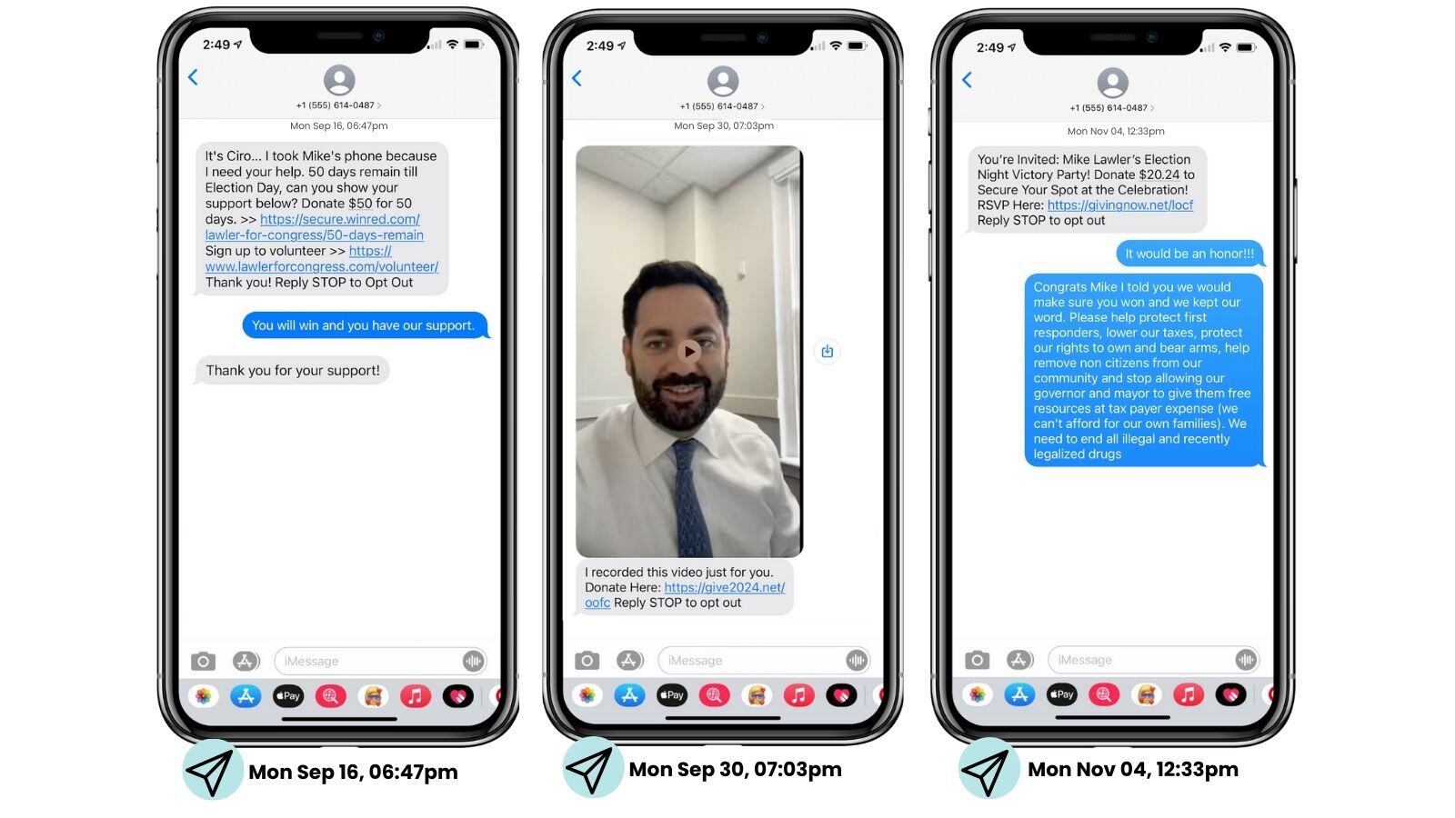 Lessons from Millions of Messages: How Texting Drove Victories in 2024