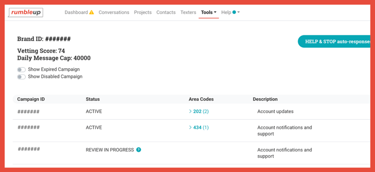 TCR Dashboard