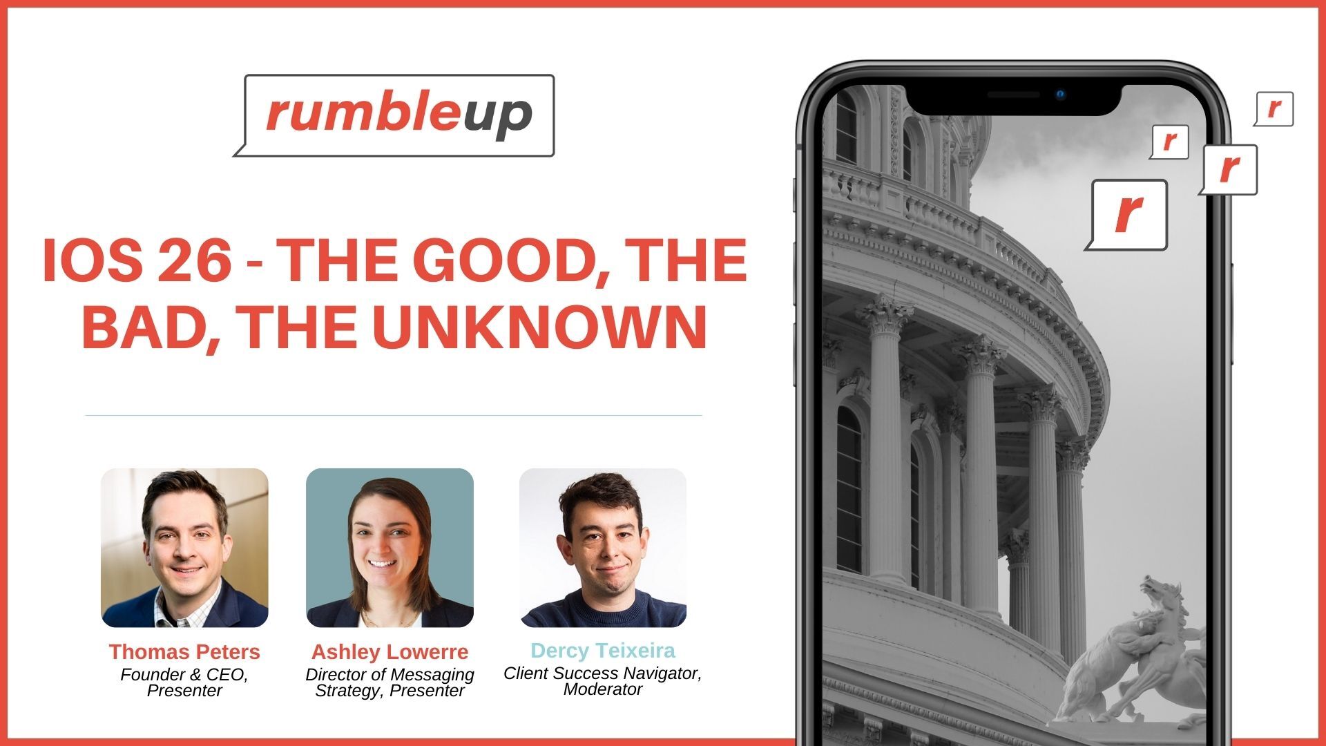 Apple’s iOS 26 – The Good, The Bad & The Unknown - RumbleUp - Featured Image