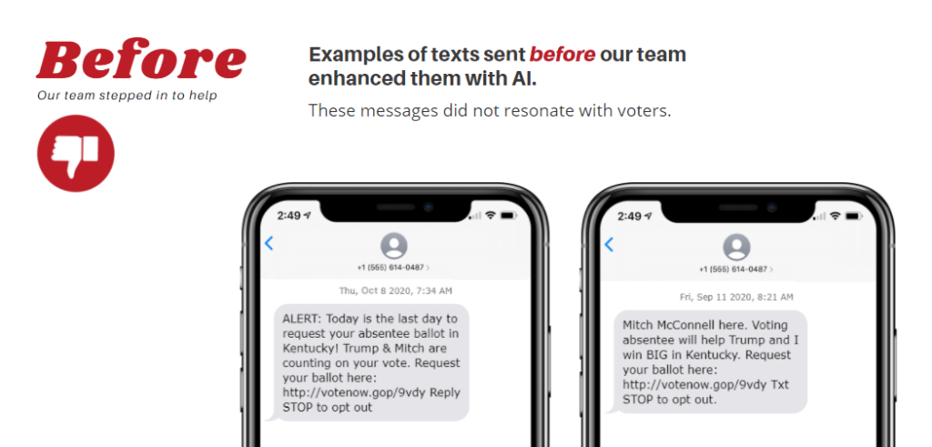 Artificial Intelligence Texting Saved the Day