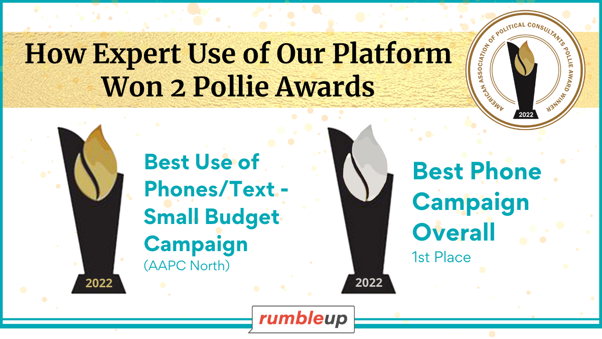 How Expert Use of Our Platform Won 2 Pollie Awards in 2022